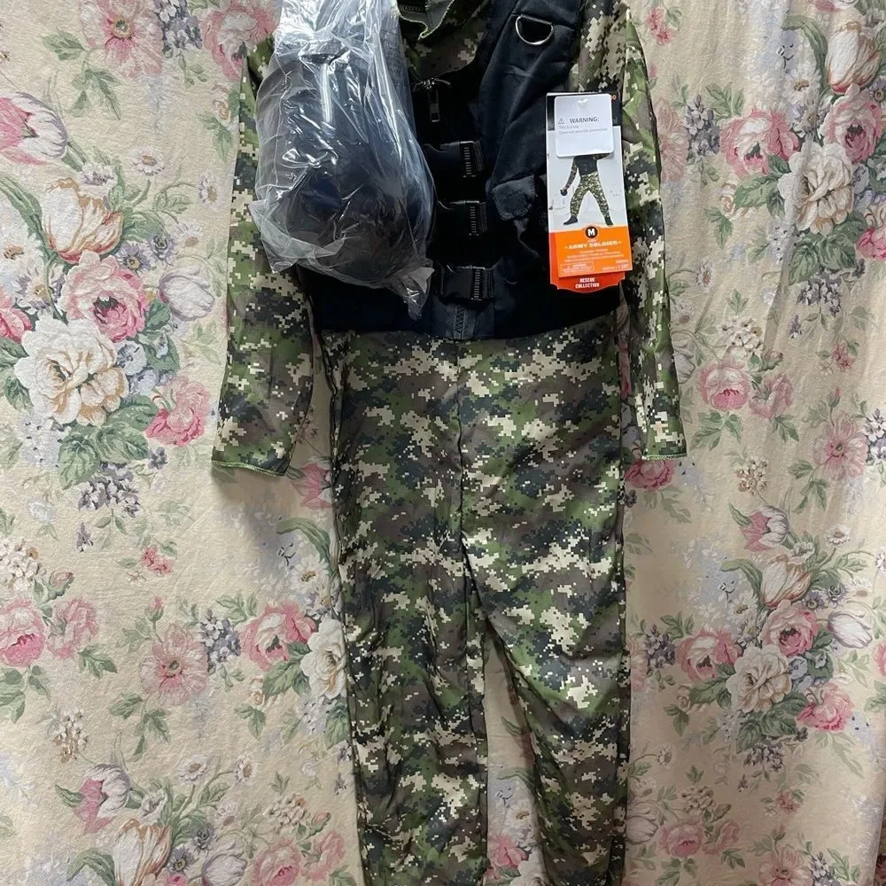 Army soldier dress up Halloween costume - Picture 2 of 7